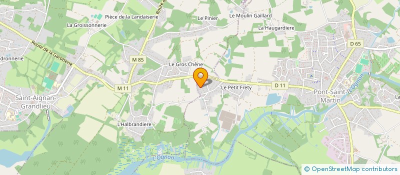 localisation de l'entreprise MADAME MARILYNE RENOUARD  PONT-SAINT-MARTIN