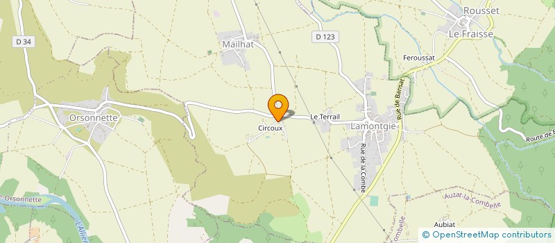localisation de l'entreprise MADAME MARILYNE RIEU à BEAULIEU