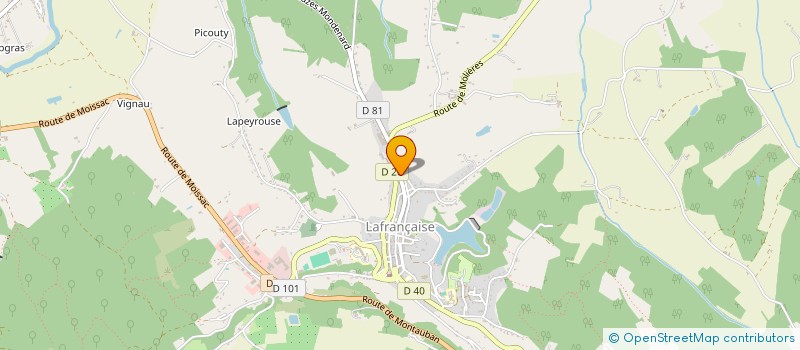 localisation de l'entreprise MADAME MARILYNE RIVA  LAFRANCAISE