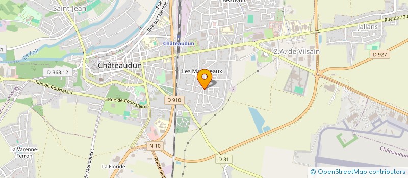 localisation de l'entreprise MADAME MARILYNE ROBILLARD à CHATEAUDUN