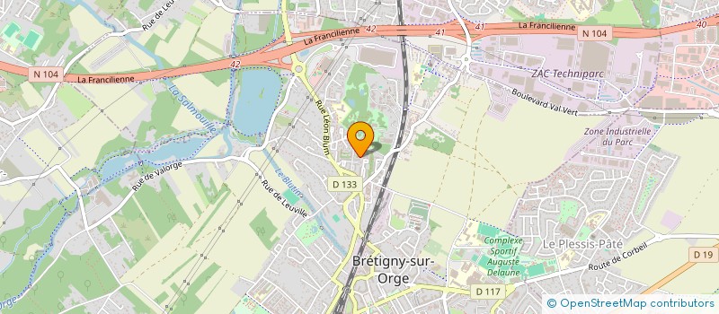 localisation de l'entreprise MADAME MARILYNE ROUILLOT  BRETIGNY-SUR-ORGE