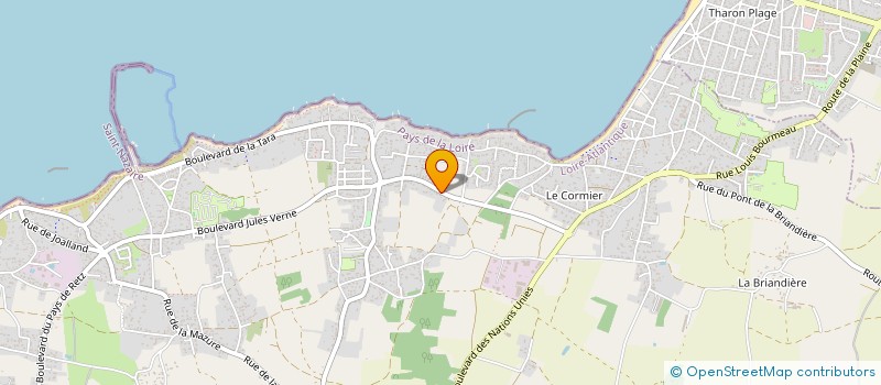 localisation de l'entreprise MADAME MARILYNE SANTERRE à LA PLAINE-SUR-MER