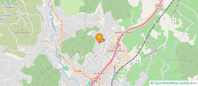 localisation de l'entreprise MADAME MARILYNE SORIA  SOLLIES-PONT