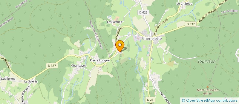 localisation de l'entreprise MADAME MARILYNE THION  CHENELETTE