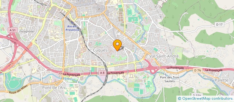 localisation de l'entreprise MADAME MARILYNE TRIOL  AIX-EN-PROVENCE