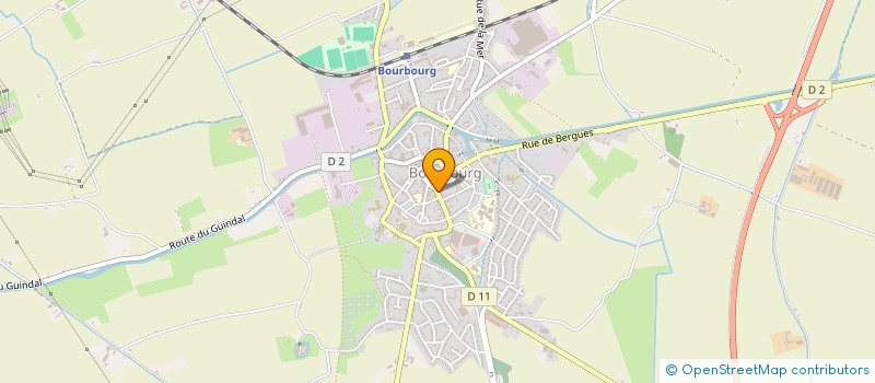 localisation de l'entreprise MADAME MARILYNE VALENTIN  BOURBOURG