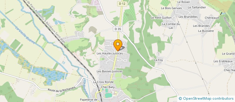 localisation de l'entreprise MADAME MARILYNE VERGNAUD à SIREUIL