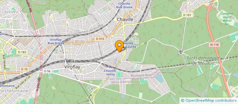 localisation de l'entreprise MADAME MARILYNE VIGIER à CHAVILLE