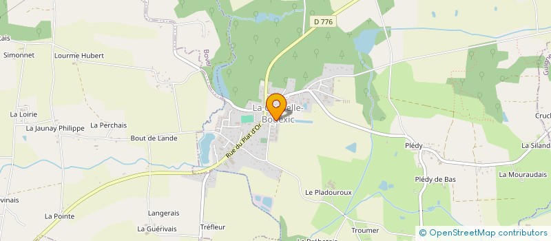 localisation de l'entreprise MADAME MARILYNE ZOUBERT  LA CHAPELLE-BOUEXIC