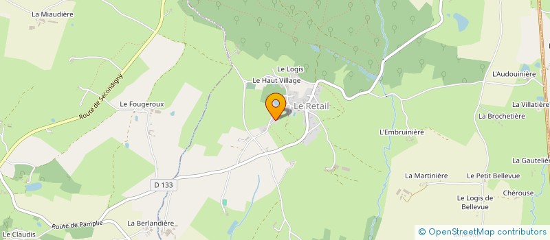 localisation de l'entreprise MADAME MARILYS HERAULT  LE RETAIL