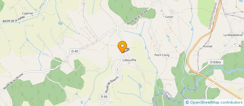 localisation de l'entreprise MADAME MARILYSE BEAUREGARD  SAINT-PAUL-FLAUGNAC