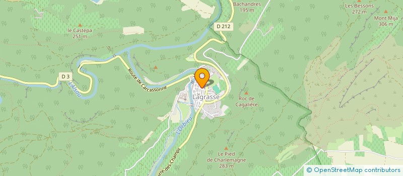 localisation de l'entreprise MADAME MARILYSE CANTIE  LAGRASSE