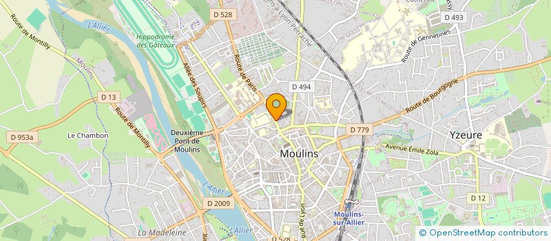 localisation de l'entreprise MADAME MARIM ALAMAMI à MOULINS
