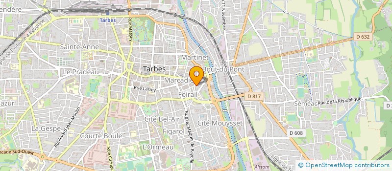 localisation de l'entreprise MADAME MARIMAY VENEZIA  TARBES