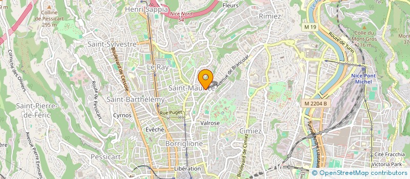 localisation de l'entreprise MADAME MARIMIINA PYKALISTO à NICE