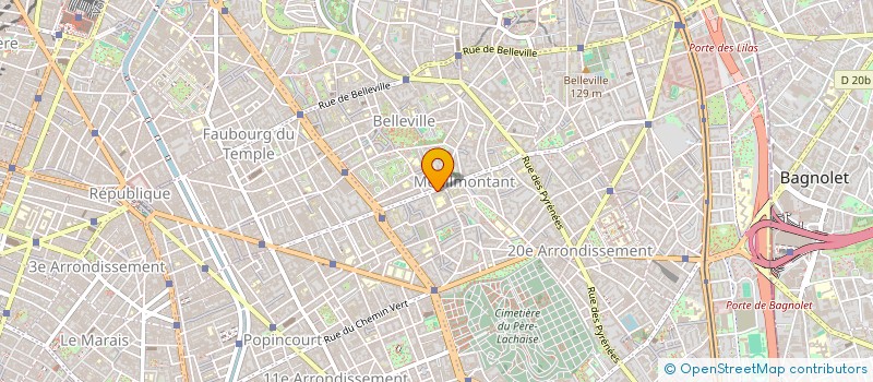 localisation de l'entreprise MADAME MARIN ROSA à PARIS