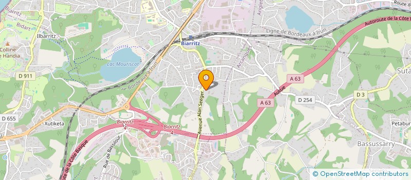 localisation de l'entreprise MADAME MARINA AGRICOLI CLERISSY à BIARRITZ