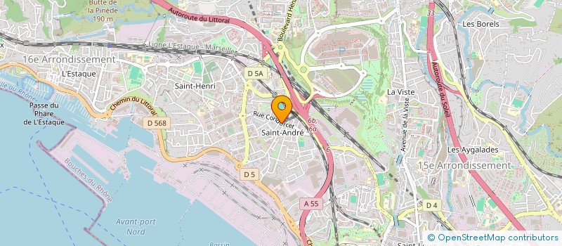 localisation de l'entreprise MADAME MARINA ALABOR  MARSEILLE