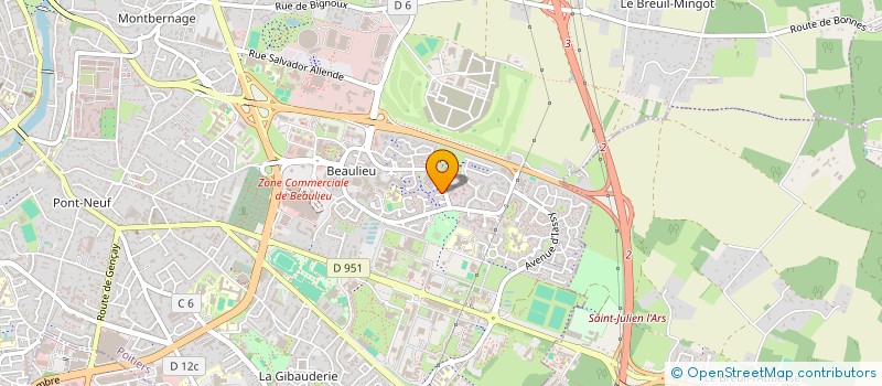 localisation de l'entreprise MADAME MARINA ALBERT à POITIERS