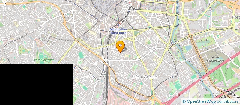 localisation de l'entreprise MADAME MARINA ALMENDRO à MONTPELLIER