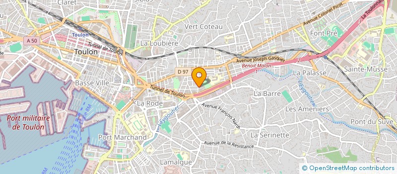 localisation de l'entreprise MADAME MARINA ANGELICO  TOULON