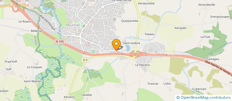 localisation de l'entreprise MADAME MARINA ANNE MARIE FREULON à MUZILLAC