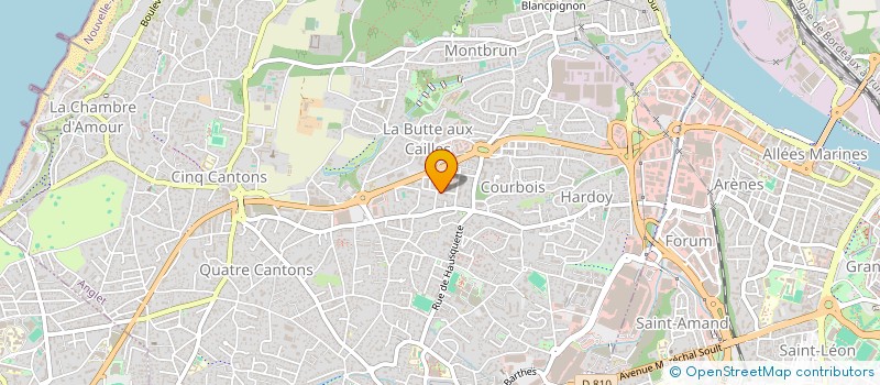 localisation de l'entreprise MADAME MARINA APARICIO à ANGLET