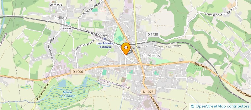 localisation de l'entreprise MADAME MARINA ARRIETE  LES ABRETS-EN-DAUPHINE