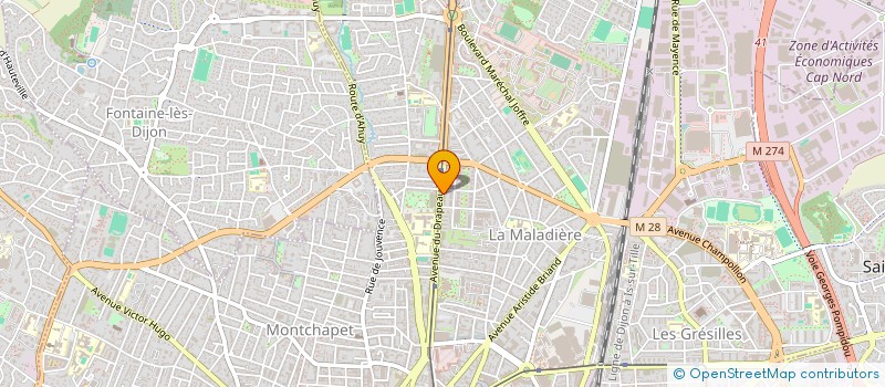 localisation de l'entreprise MADAME MARINA ARTEAGA à DIJON