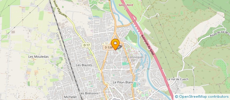 localisation de l'entreprise MADAME MARINA BACCOU  SALON-DE-PROVENCE