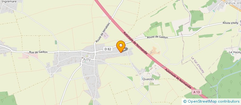 localisation de l'entreprise MADAME MARINA BAILLARIN  AILLY