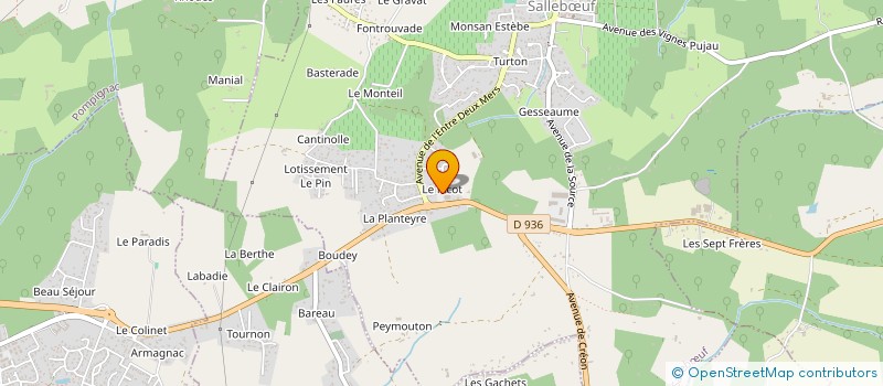 localisation de l'entreprise MADAME MARINA BALCON SERENI  SALLEBUF