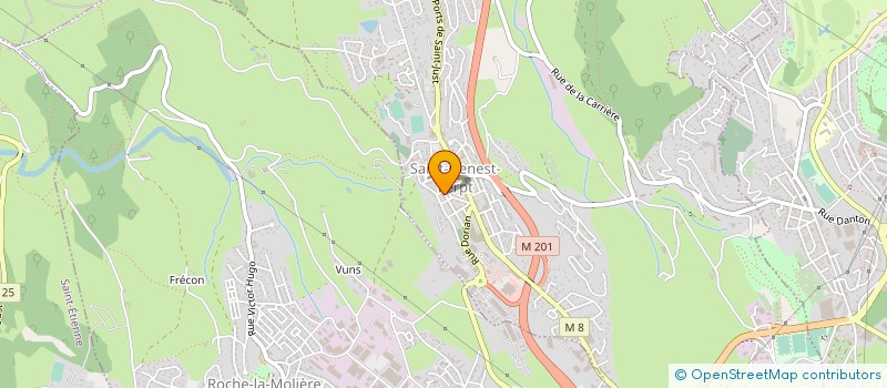 localisation de l'entreprise MADAME MARINA BALLESTRIN  SAINT-GENEST-LERPT