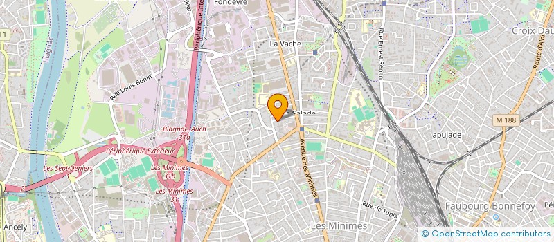 localisation de l'entreprise MADAME MARINA BARRIERE à TOULOUSE