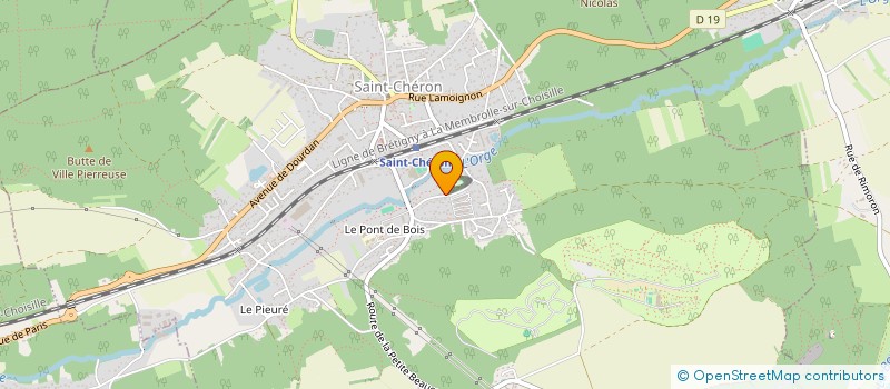 localisation de l'entreprise MADAME MARINA BASTIE  SAINT-CHERON