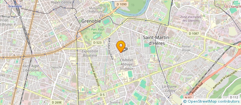 localisation de l'entreprise MADAME MARINA BAUVY  GRENOBLE