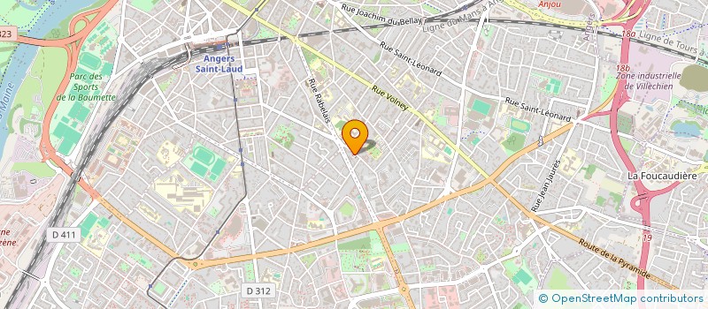 localisation de l'entreprise MADAME MARINA BELLANGER à ANGERS