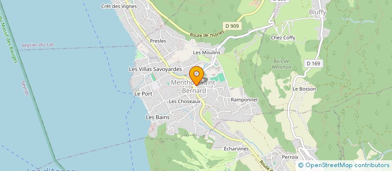 localisation de l'entreprise MADAME MARINA BERGOEN  MENTHON-SAINT-BERNARD