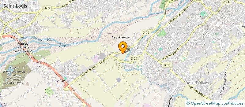 localisation de l'entreprise MADAME MARINA BERRICHON  LE TAMPON