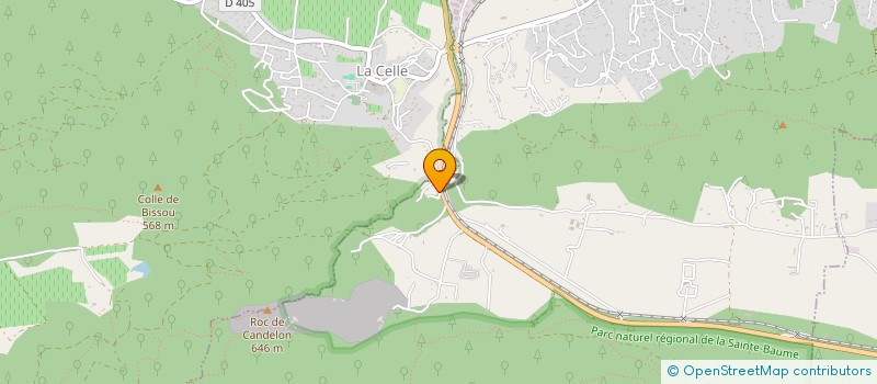 localisation de l'entreprise MADAME MARINA BERTH  BRIGNOLES