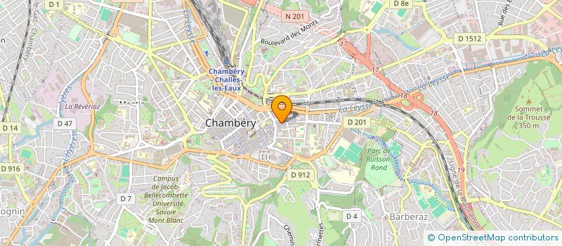 localisation de l'entreprise MADAME MARINA BERTIN à CHAMBERY