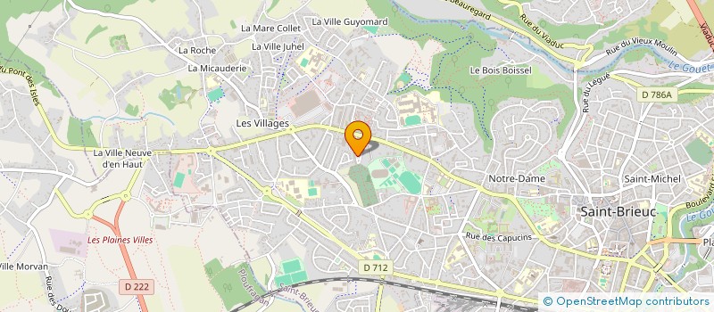 localisation de l'entreprise MADAME MARINA BESSE à SAINT-BRIEUC