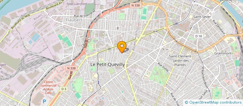 localisation de l'entreprise MADAME MARINA BIROT  LE PETIT-QUEVILLY