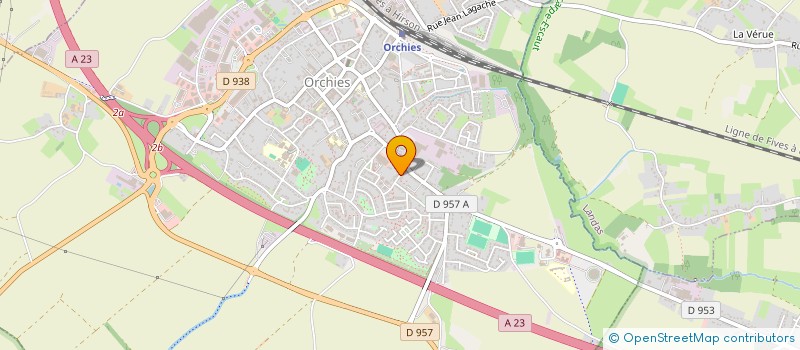 localisation de l'entreprise MADAME MARINA BIVIGLIA  ORCHIES