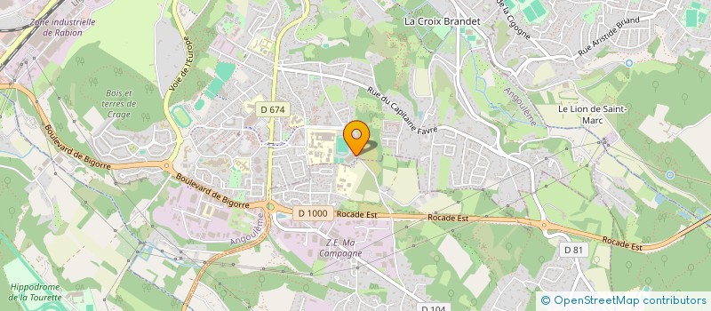 localisation de l'entreprise MADAME MARINA BLANCHEDENT à ANGOULEME
