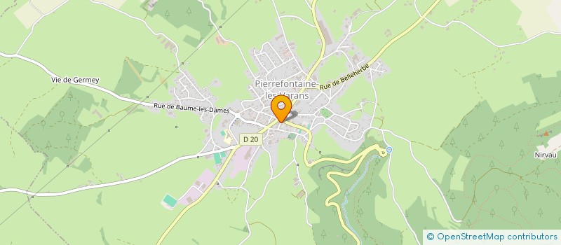 localisation de l'entreprise MADAME MARINA BOGACHEVA à PIERREFONTAINE-LES-VARANS