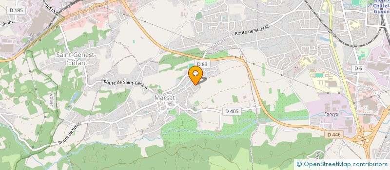 localisation de l'entreprise MADAME MARINA BONGIOVANNI  MARSAT