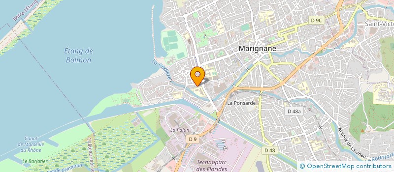 localisation de l'entreprise MADAME MARINA BOUFRAINE  MARIGNANE
