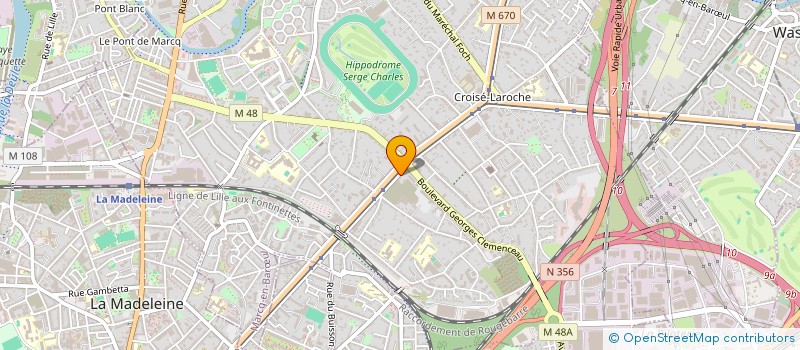 localisation de l'entreprise MADAME MARINA BOUKROUH à MARCQ-EN-BARŒUL