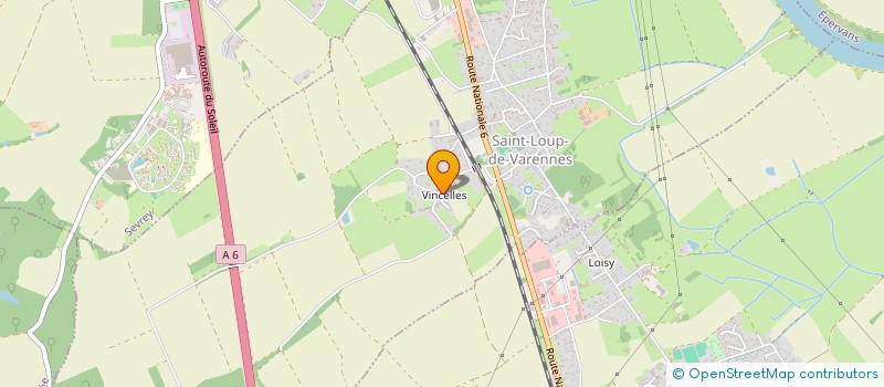 localisation de l'entreprise MADAME MARINA BOURGEOIS  SAINT-LOUP-DE-VARENNES